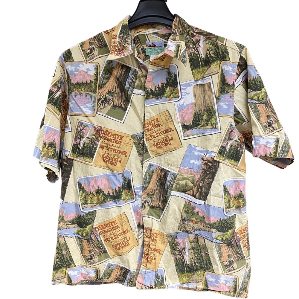 Vintage Reyn Spooner Yosemite National Park Hawaiian Shirt - Men’s Large